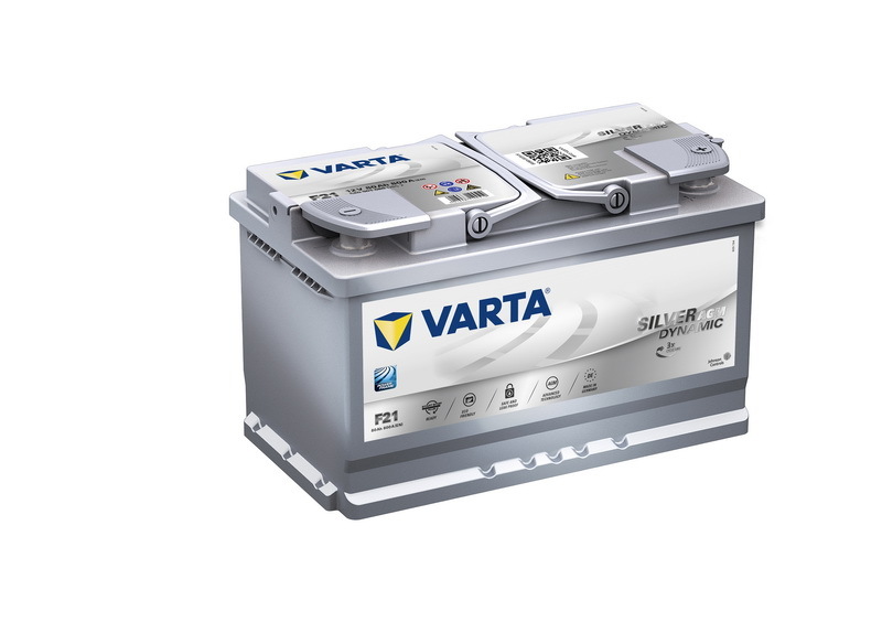 Varta Silver Dynamic F21 AGM 80 Ah 12 V 800 A Car Battery Starter