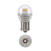 Narva 18232BL: 12V BAU15S LED IND Globes 1800K Amber (2pk)