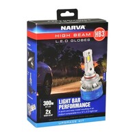 Narva 18445H: HB3 12/24V Gen III High Beam LED Performance Globe Kit