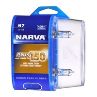 Narva 48386BL2: H7 12V 55W PX26D Plus 150 Globes (2)