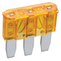 Narva Micro 3 Blade Fuse 5 AMP Orange (25pk)