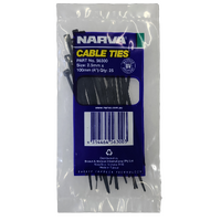 Narva Cable Ties 2.5mm x 100mm (25 pk)