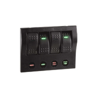 4-Way LED Switch Panel with Circuit Breaker Protection